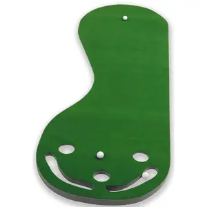 PUTT-A-BOUT Putting Green Indoor Golf Practice Incline Trainer Mini Home Mat Aid Hazards Par 3 Gift