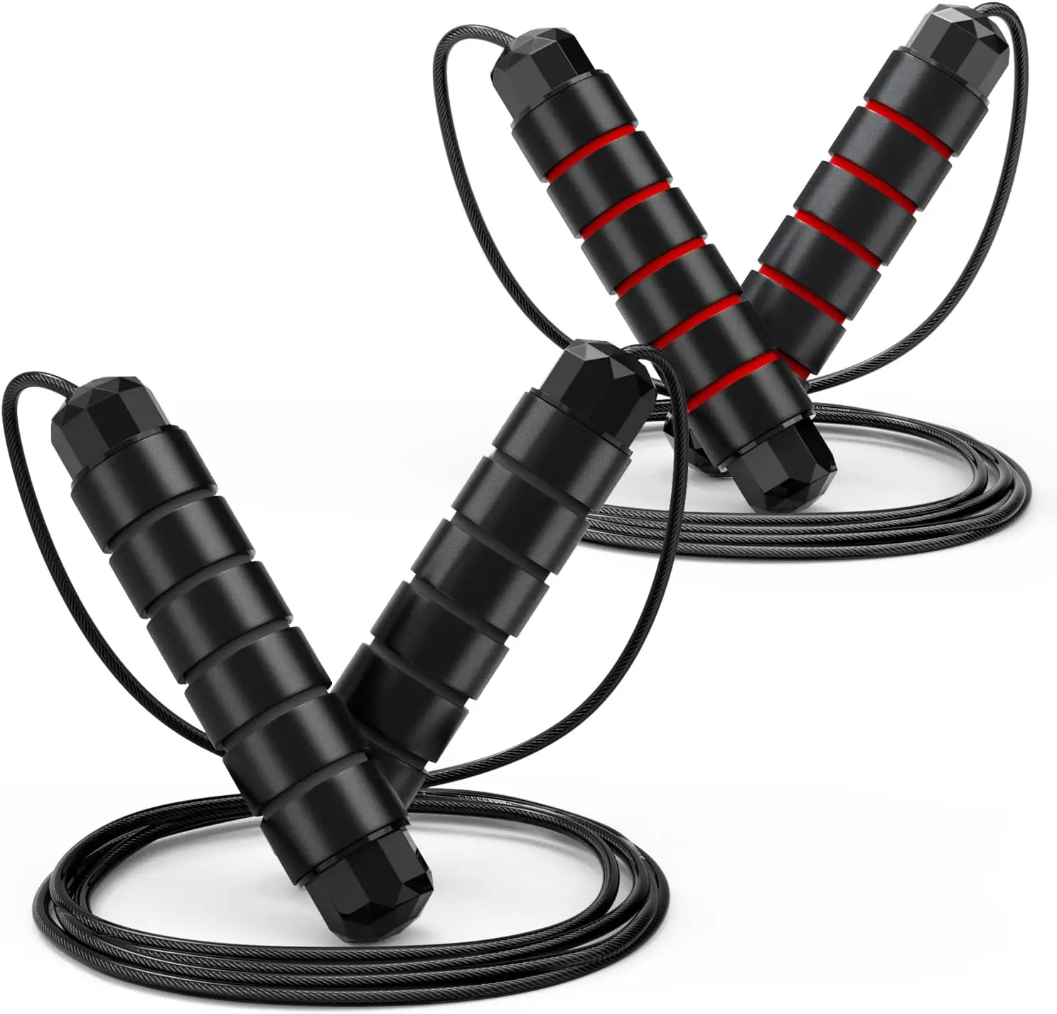 Adjustable Jump Rope,Jump Ropes for Fitness for Men Women | ﻿Workout and Exercise,Cardio,Boxing,Speed Rope, Home School Gym,Suitable for All Ages