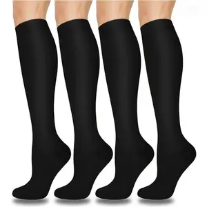 Athletic High Compression Socks – Breathable Calf Support for Running & Everyday Wear, All-Day Comfort Fit, Ideal for Travel, Workouts & Long Standing, Unisex Essential, Polyester Athletic Socks