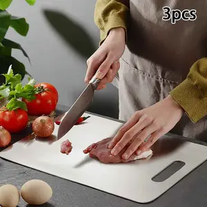 Stainless Steel Dual-Sided Cutting Board – Anti-Slip, Easy to Clean | Kitchen Gadget for Meat, Veggies Chopping Knives