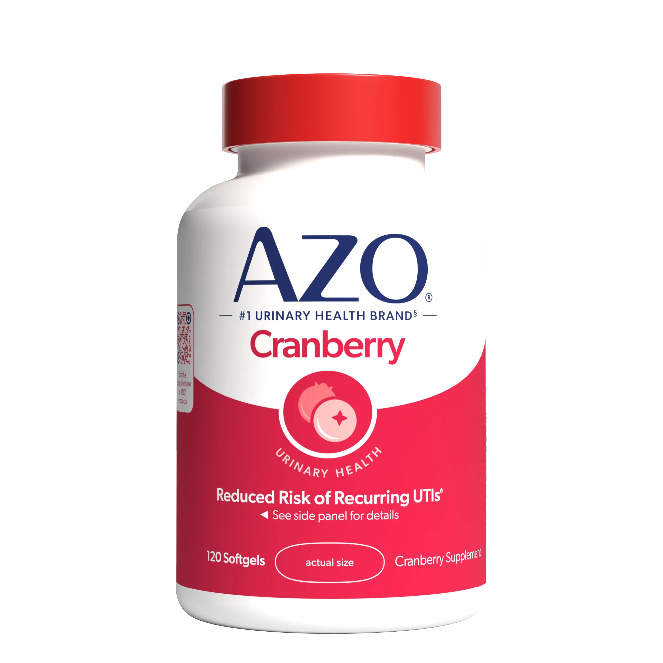 AZO Cranberry Pro Softgels - Concentrated Cranberry Supplement Softgels - Daily Urinary Tract Wellness Support