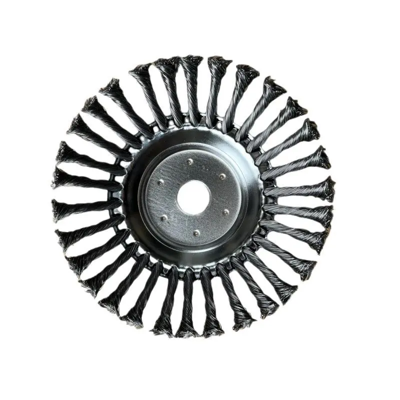 All-Metal Gasoline Lawn Mower Attachment Parts - Stringless Grass Trimmer Head, Wear-Resistant Wheels, Universal Accessories Plate, Stone Dead Corner Weeding, Lightweight Cutting Blades (Black)