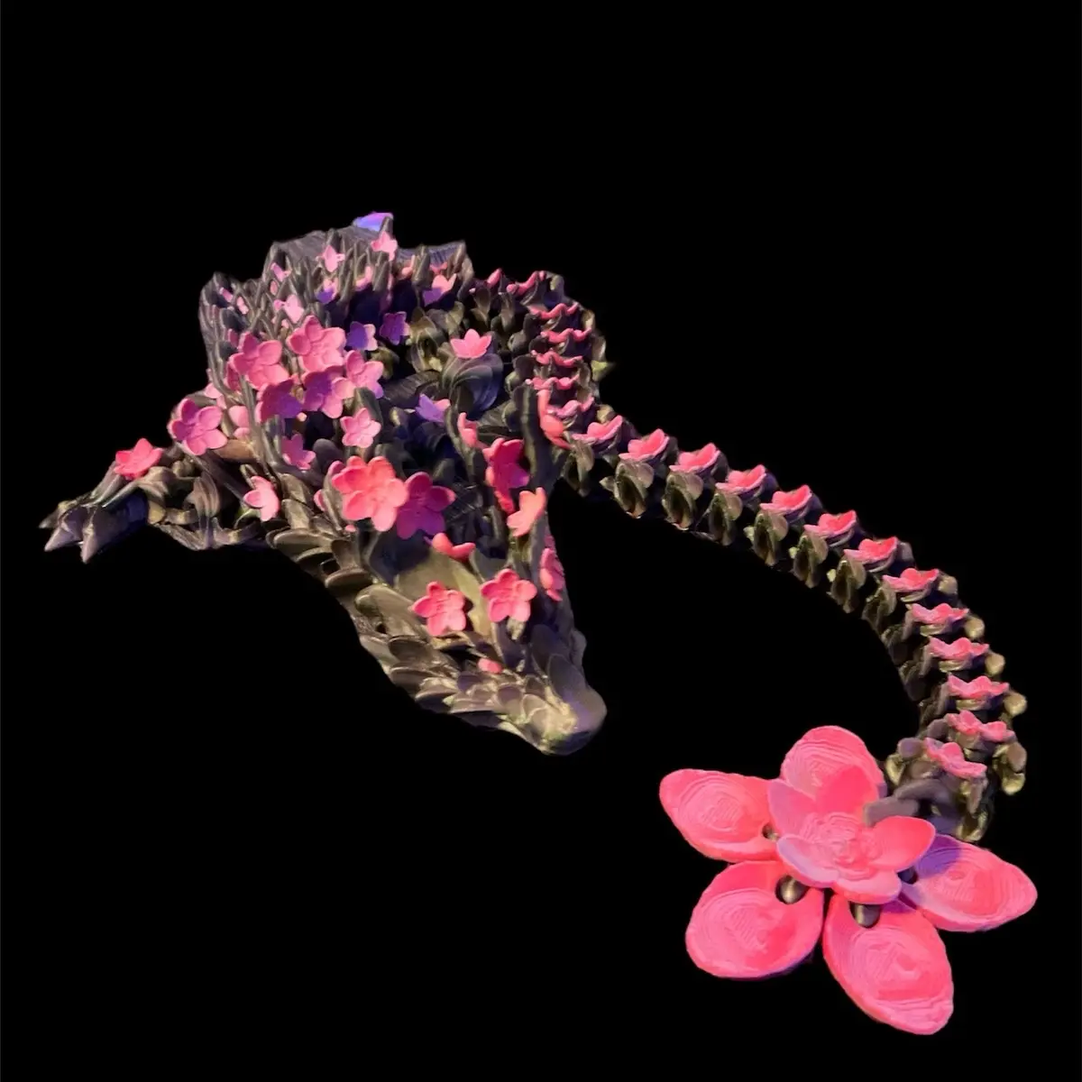 3d printed cherry blossom dragon