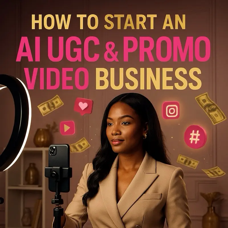 How To Start An AI UGC & Promo Video Business Guide for Starting Your Own Creative Content Creation Business