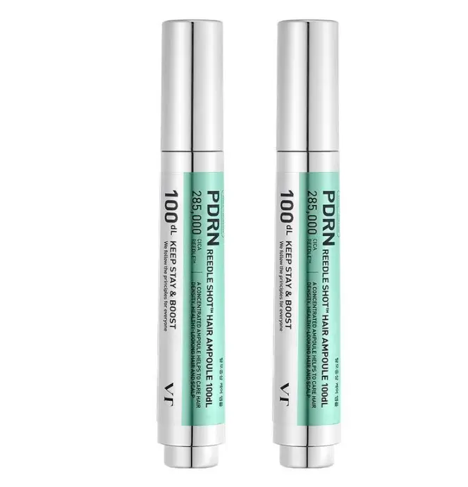 2PCS PDRN Reedle Shot Hair Ampoule 100dl 15ml | Hair Growth Serum, Hair Loss Treatment, Daily Scalp Care to Reduce Shedding & Smooth Tangles