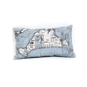 Martha's Vineyard, MA Indoor/Outdoor Nautical Pillow
