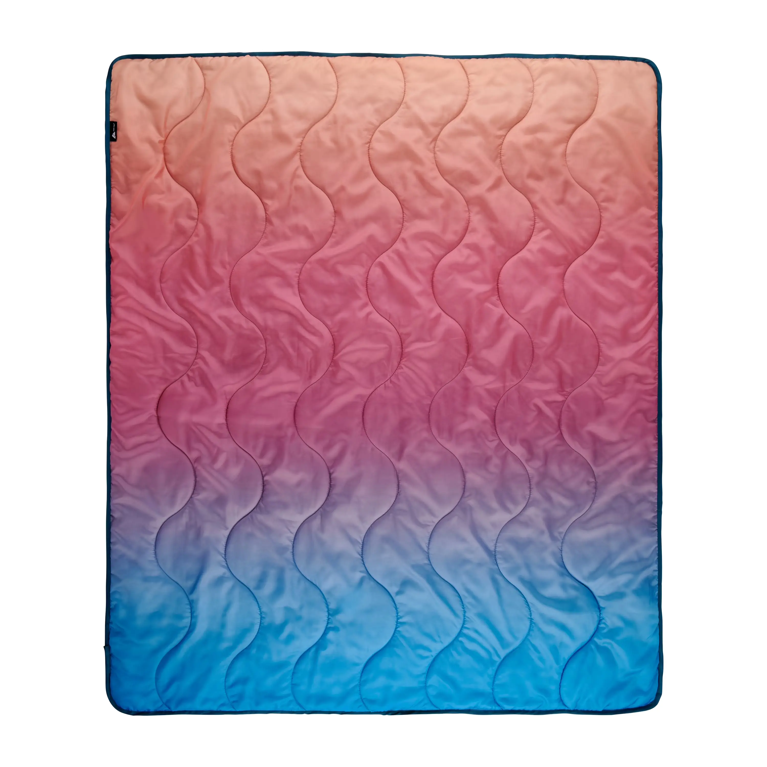 Packable Blanket, 70" x 60" in Gradient Design for Camping/Travel/Picnics