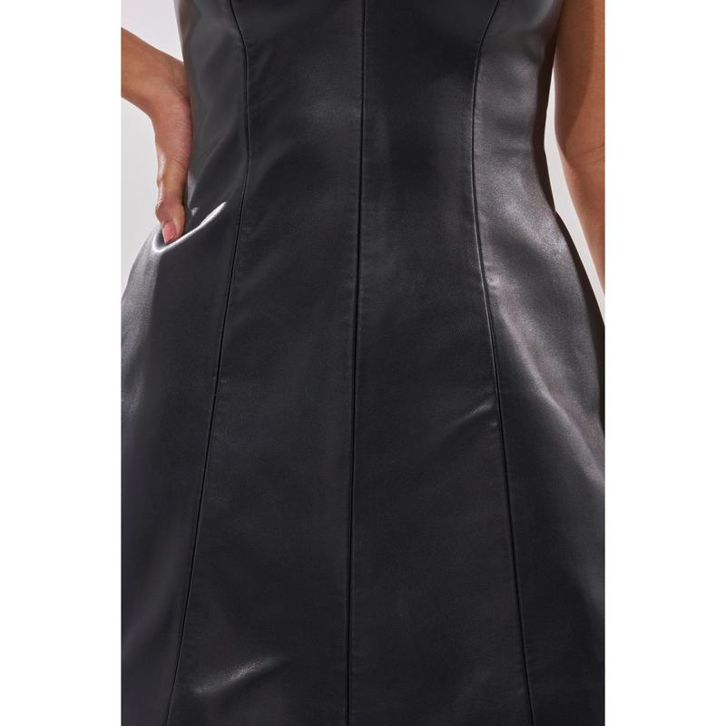 ESSENTIAL HALTER NECK MINI DRESS