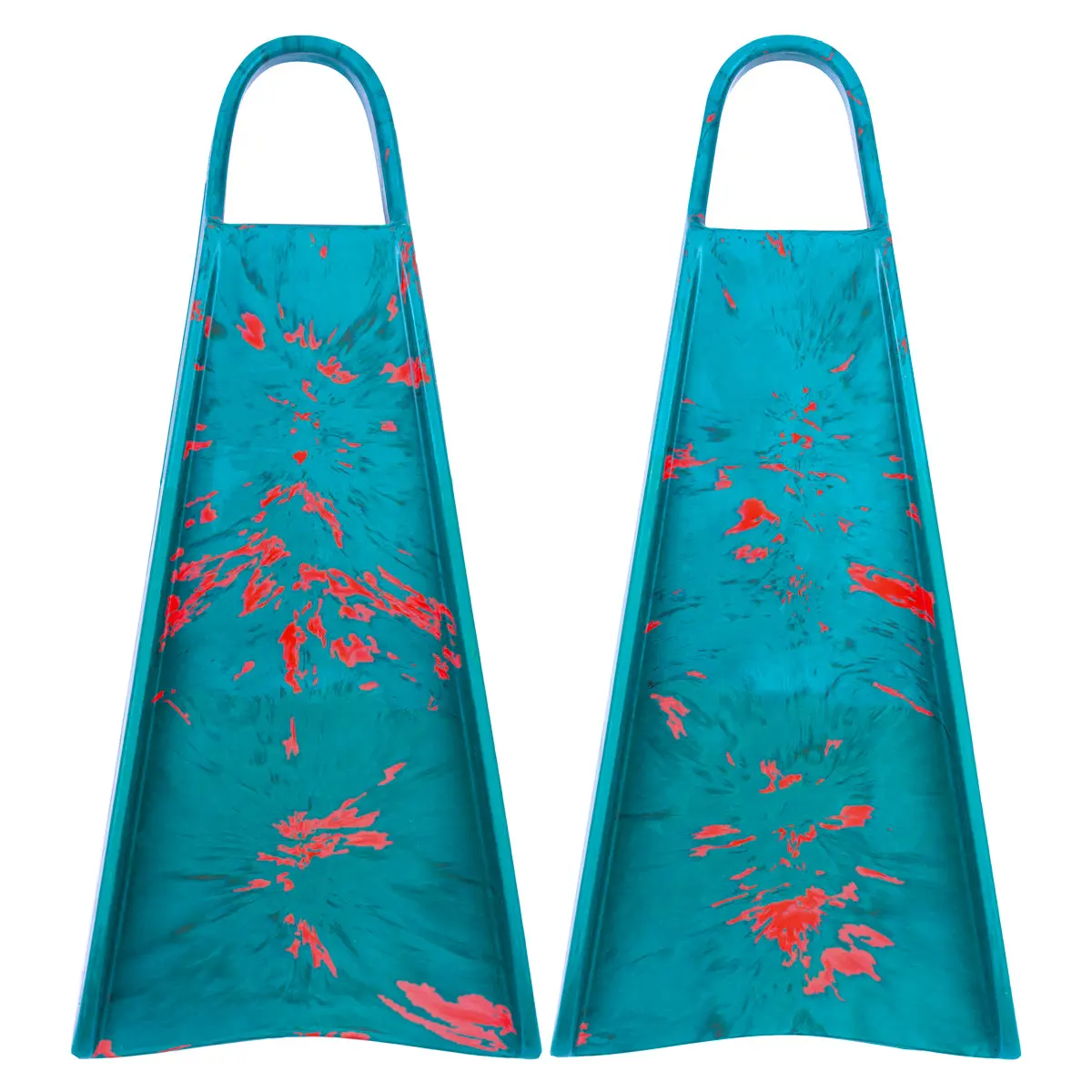 Yucca Wiegs Long Blade Fins - Soft Flex - Powerful, Durable, Ergonomic, for bodysurfing, lifeguarding, shorebreak - Premium Malaysian Rubber