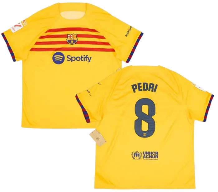 2023-24 Barcelona Fourth Shirt Pedri #8