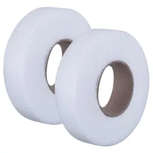 2 Pack Fabric Fusing Tape, 27 Yards Fabric Fusible Fusing Tape Iron-On Hem Tape No Sew Hem Tape