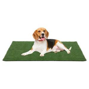 Artificial Grass Turf, Fake Grass Rug for Patio, Artificial Grass Pad for Dogs, Artificial Grass Mat for Outdoor Garden Landscape Balcony, Faux Grass Rug with Drainage Holes