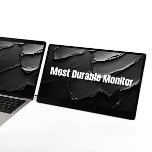 FlipAction Go 14" Portable Monitor |Robust but Lightweight | Tempered Glass | 1080p | 400 Nits | 99% sRGB | 5W | Super Versatile | USB C or Mini HDMI |