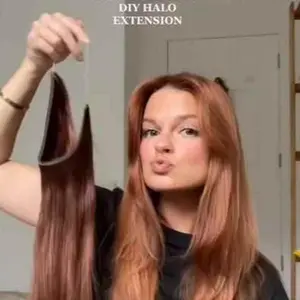 Halo Hair Extensions - Double Drawn Filp In Human Hair - Ombre Color - 100% Remy Virgin