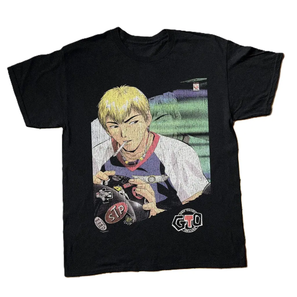 VINTAGE 00 GREAT TEACHER ONIZUKA BLACK T-SHIRT - TikTok Shop