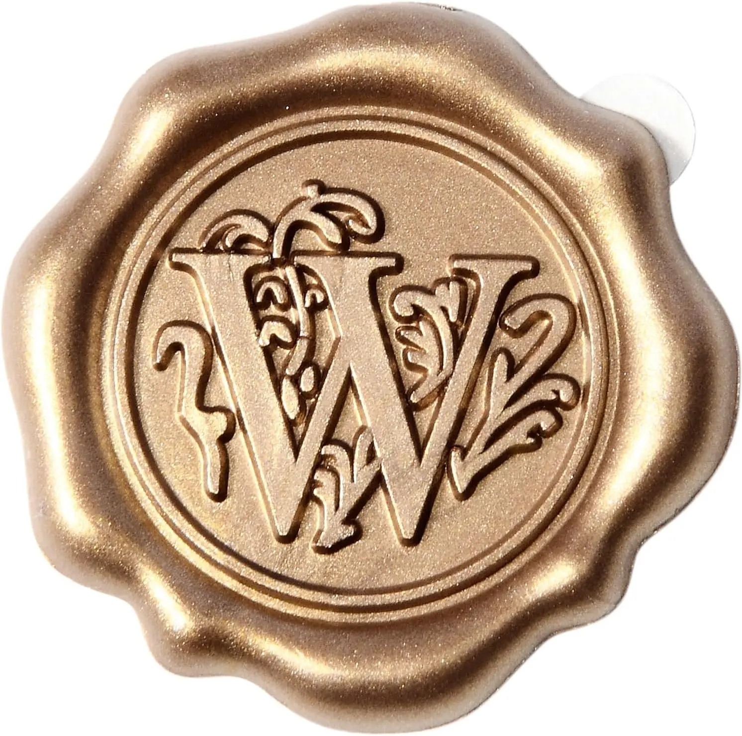 Gold Initial Alphabet Adhesive Wax Seal Stickers Pack of 50 Letter Wax Seals for Thanksgiving Card Gift Wrap Wedding Engagement Party Invitation