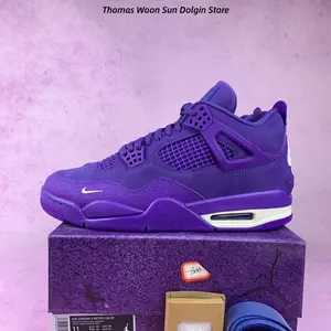Retro OG SP Purple brick fashionable Classic sports shoes Outdoor running shoes Comfortable basketball shoes