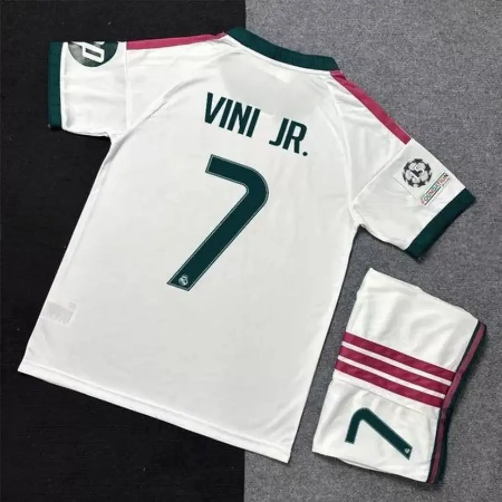 Vini Jr #7  Real Madrid Home Laliga 2026/27 Football Jersey | Unisex Breathable Quick Dry Soccer Shirt - Personalized on Request
