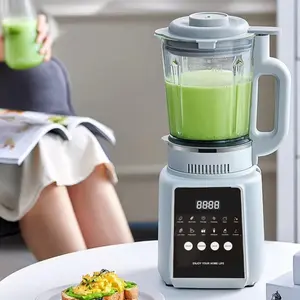 Nw9Lbs 1.6L Fully Automatic Soymilk Maker –Smart Touch Control, Self-Cleaning,Multi-function 8-page Sharktooth Steel Knife Soy Milk Maker Food Blender Juicer