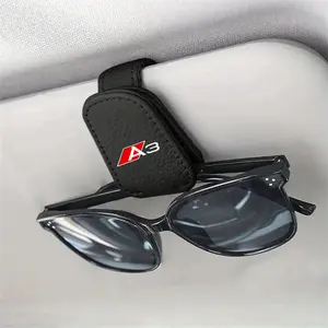 Audi Car Sunglasses Holder, Excellent Storage Solution, Car Storage Organizers, Holds Sunglasses and Cards, 1 Pcs, Ideal for Car Organization, Car Storage Box