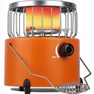 2-in-1 Portable Propane Heater And Stove Pro, Outdoor Camping Pocket Stove Propane Camp Heater Reliable Heating For Ice Fishing Backpacking Hiking Survival Emergency 9, 000 BTU