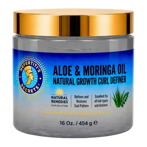 Aloe & Moringa Oil Natural Growth Curl Definer 16oz