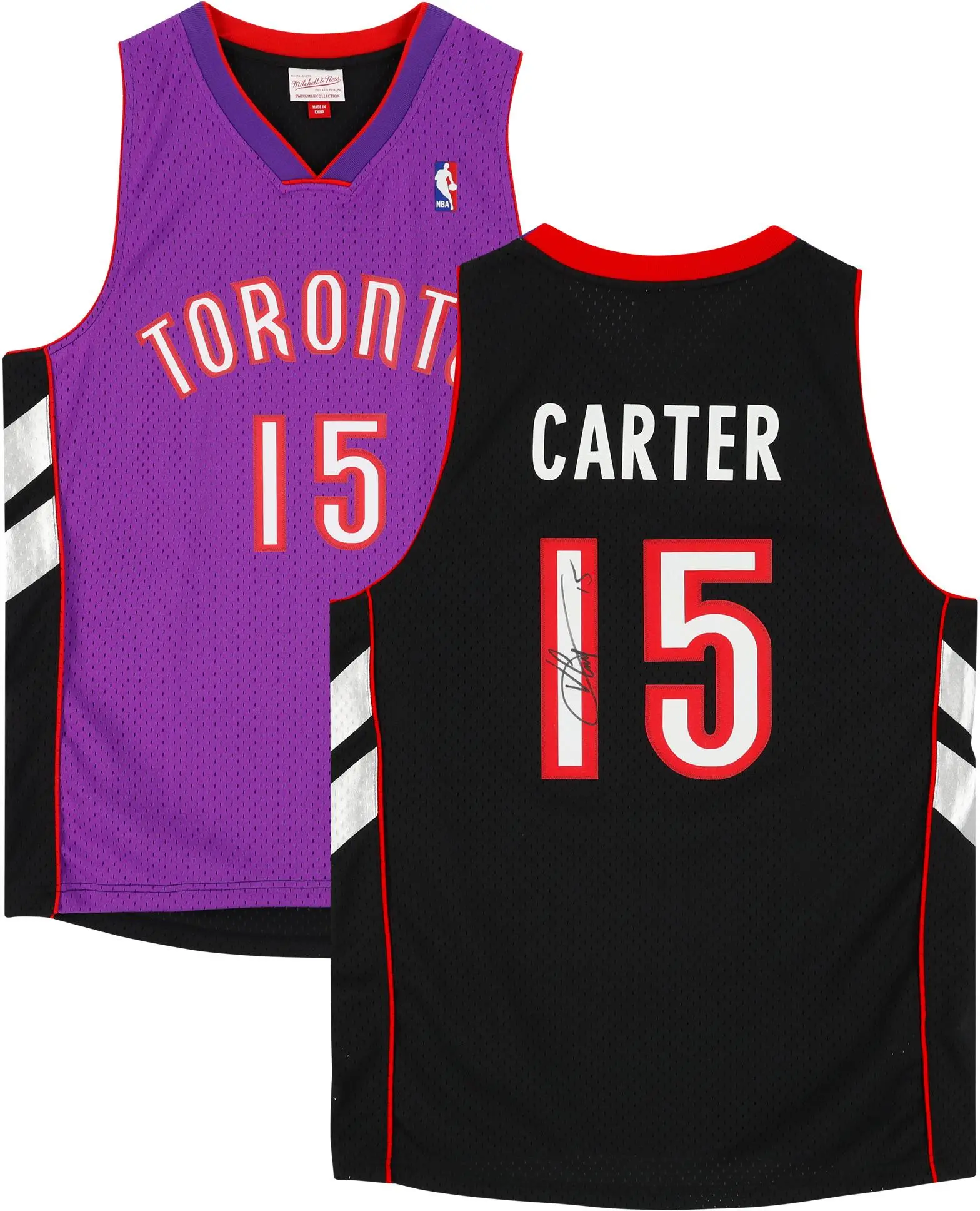 Vince Carter Toronto Raptors Autographed Purple 1999-2000 Mitchell & Ness Swingman Jersey - Fanatics Authentic Certified