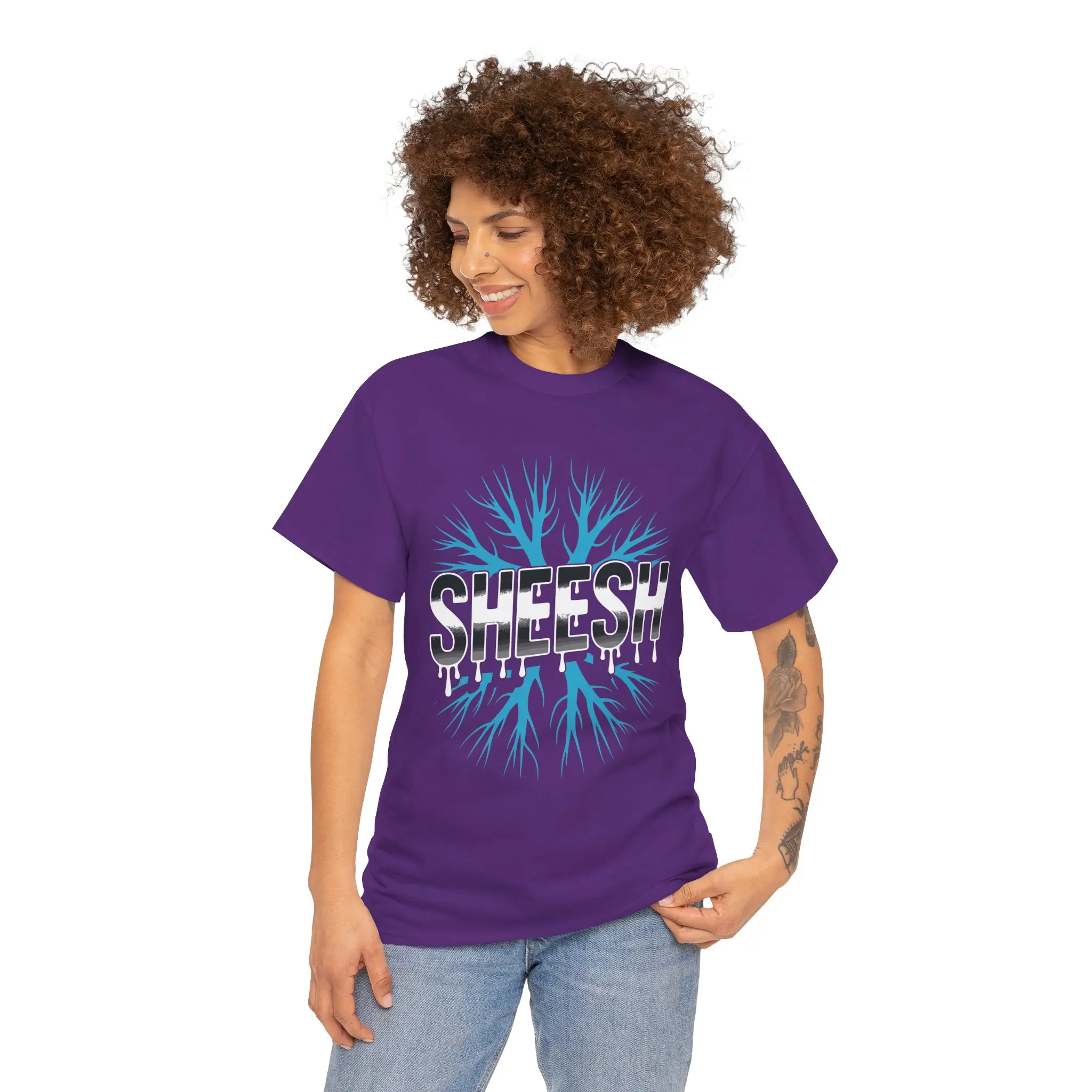 Sheesh Unisex Tee, Funny Graphic Tshirt, Sarcastic Gift, Humor Shirt, Trendy Streetwear, Unisex Heavy Cotton Shirt Classic Menswear Top Comfy