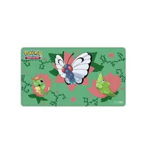 Caterpie Evolutions Stitched Playmat for Pokémon