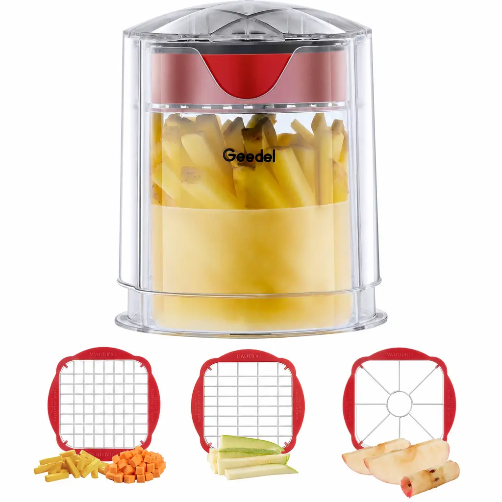 French Fry Cutter, Vegetables Chopper, Potato Cutter Fry Cutter Onion Chopper Fruit Slicer Kitchen Utensils
