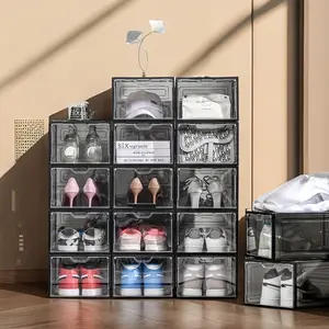 Acrylic transparent shoe box | AJ sneaker anti-oxidation storage artifact