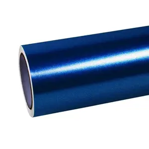 Ravoony Plus Pure Metallic Navy Blue Vinyl Wrap Car Stickers  - BMW Stickers, Tesla Wrap, Scratch & Abrasion Resistant, Easy DIY Car Body Upgrade