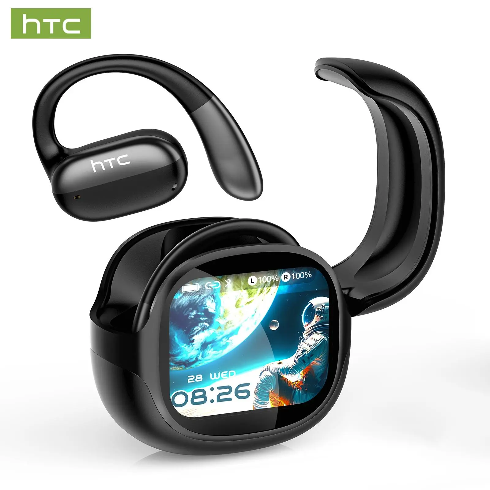 HTC NE58 OWS Bluetooth Earbuds Bluetooth 6.0 Headphones  ​​Hi-Fi Sound Quality HD Calls Suitable for Entertainment, Music, Travel, and Office