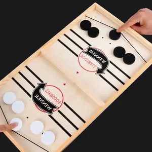 Interactive Slingshot Chess 2-player Versus Chess, Hockey Game for Adults