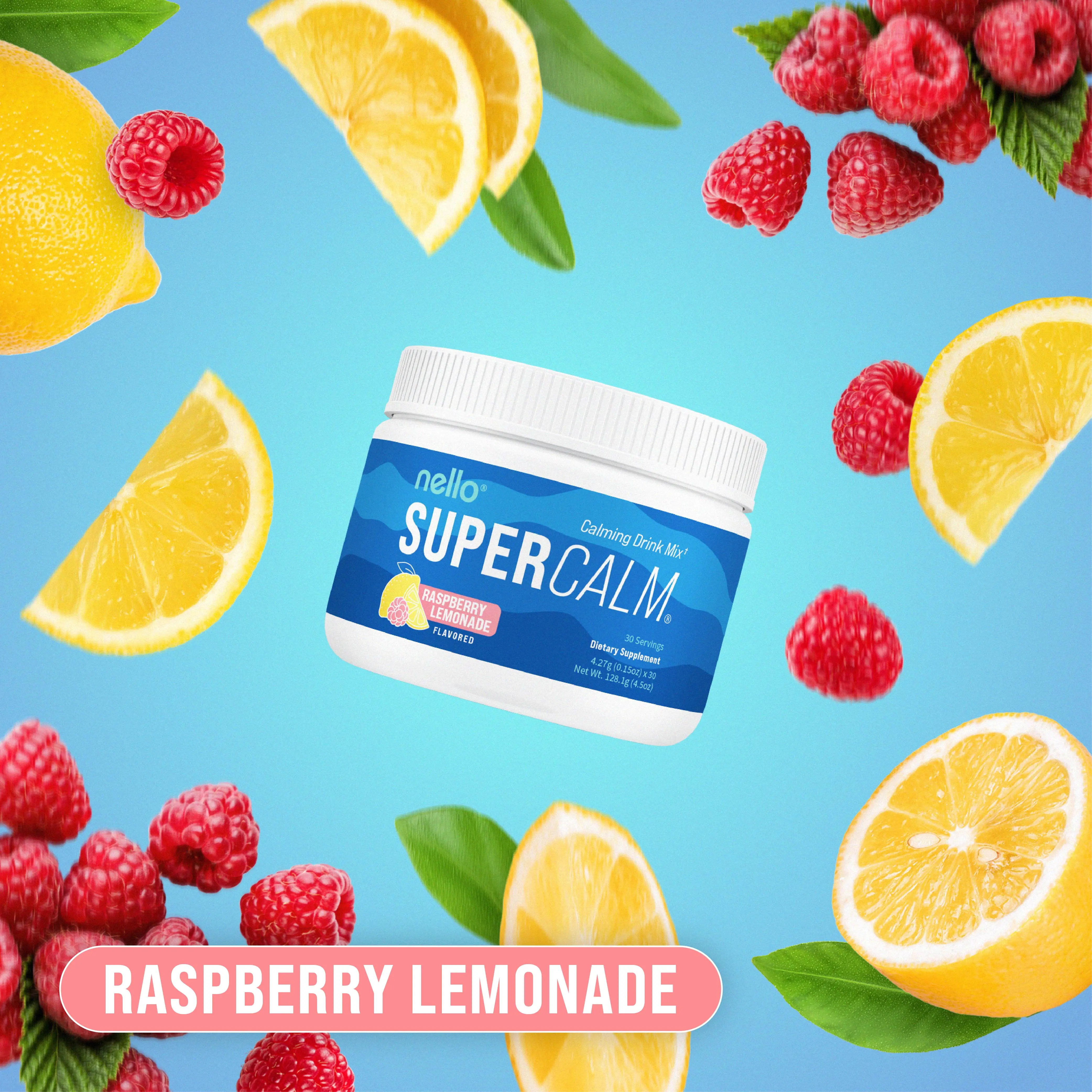 Nello Supercalm Tub (2-Pack): Calming Drink Mix with KSM-66 Nello Supercalm Tub (2-Pack): Calming Drink Mix with KSM-66