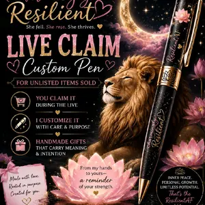 Live Claim Listing $10 customized pen CharminglyResilient