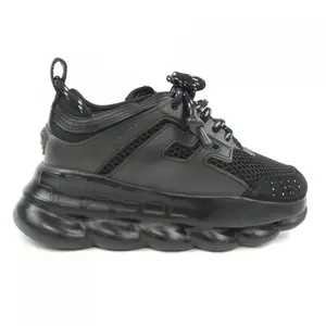 Pre-owned VERSACE Rubber Small Leather Goods Sneakers