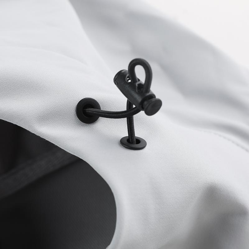 Women's Pastel Color Block Outdoor Jacket, Slim Fit Hooded Sporty Windbreaker, Lightweight Activewear Coat with Contrast Zipper for Spring & Autumn