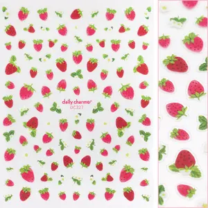 Floral Nail Art Sticker / Strawberry Fields