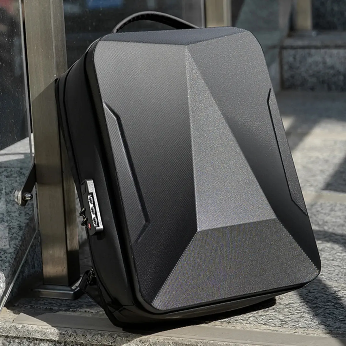 Casual Expandable Business Travel Backpack, Zip Solid Design, Large Capacity Laptop Bag with Built-in Organizer & Fixed Shoulder Straps, Foldable 20-35L for Men & Women, Built-In Organizer Backpacks