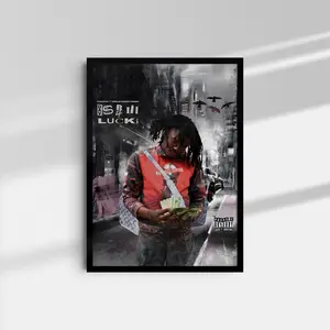 Lucki Poster - Days B4 III Poster - Lucki Wall Art - Album Cover Poster - Rapper Poster - Lucki Gift