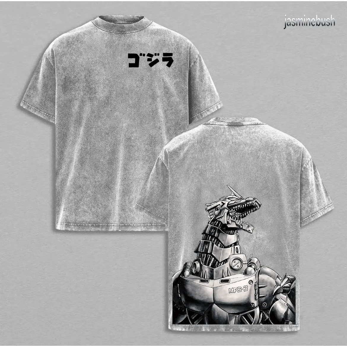 Mecha Godzilla Special edition Retro Vintage Menswear Gift movie fans Top Apparel Classic Oversized Seamless Simple Straight Man Clothes Cotton designer shirts Movie Shirt, graphic tees, men gifts, ,Graphic Streetwear T-shirt gift for all