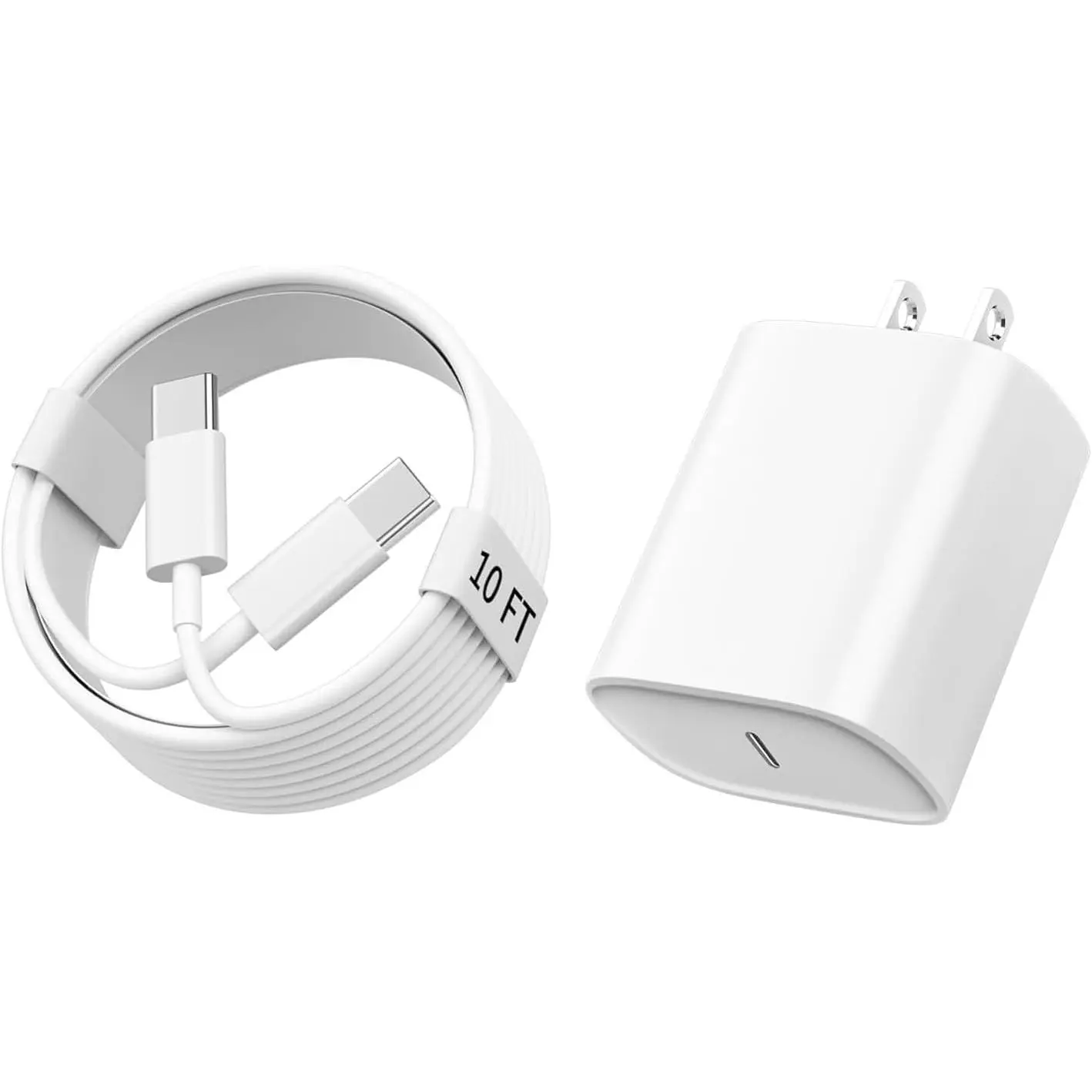 Fast iPad Charger,iPad Charger Fast Charging Wall Charger Plug Adapter and Type C USB C to C Cable Cord 10ft Type C to C for iPad Pro 12.9, iPad Pro 11 inch,iPad Air 5th/4th,iPad Mini 6,iPad 10