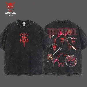 Darth Maul villain Vintage Retro Comfort T-shirt, Double-Sided Graphic Tee, Unisex Casual Comfort T-shirt, Soft Wearable Gift, Movie Lovers Graphic Tee, Vintage Streetwear for Daily Fit, Movie Superhero Lover, Y2K,MCU, DCU