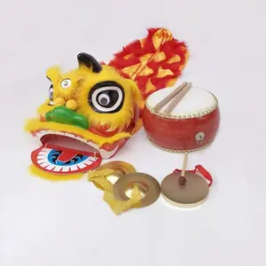 Chinese Intangible Cultural Heritage Lion Dance Props for Children's Decoration