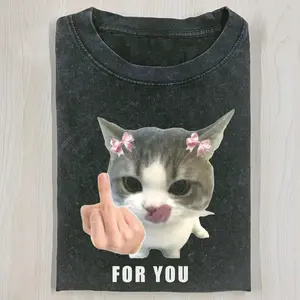 Kitten Meme Standing Cat T-Shirt, Funny Meme Cat, Gen Z Memes, Funny Siblings Gifts, Cat Memes Shirts, Cat Humor Shirt