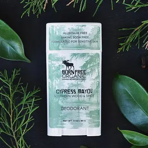 Born Free Organic Aluminum-Free Magnesium Deodorant - Cypress Bayou