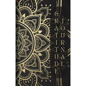 ❁🖋️ Black & Gold Lotus – 90 Day Daily Gratitude Journal
