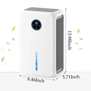 1,500 Sq.Ft Energy Star Dehumidifier for Basement with Drain Hose, Portable Dehumidifiers for Home Bedroom Bathroom Large Room, Powerful Moisture Removal and Humidity Control