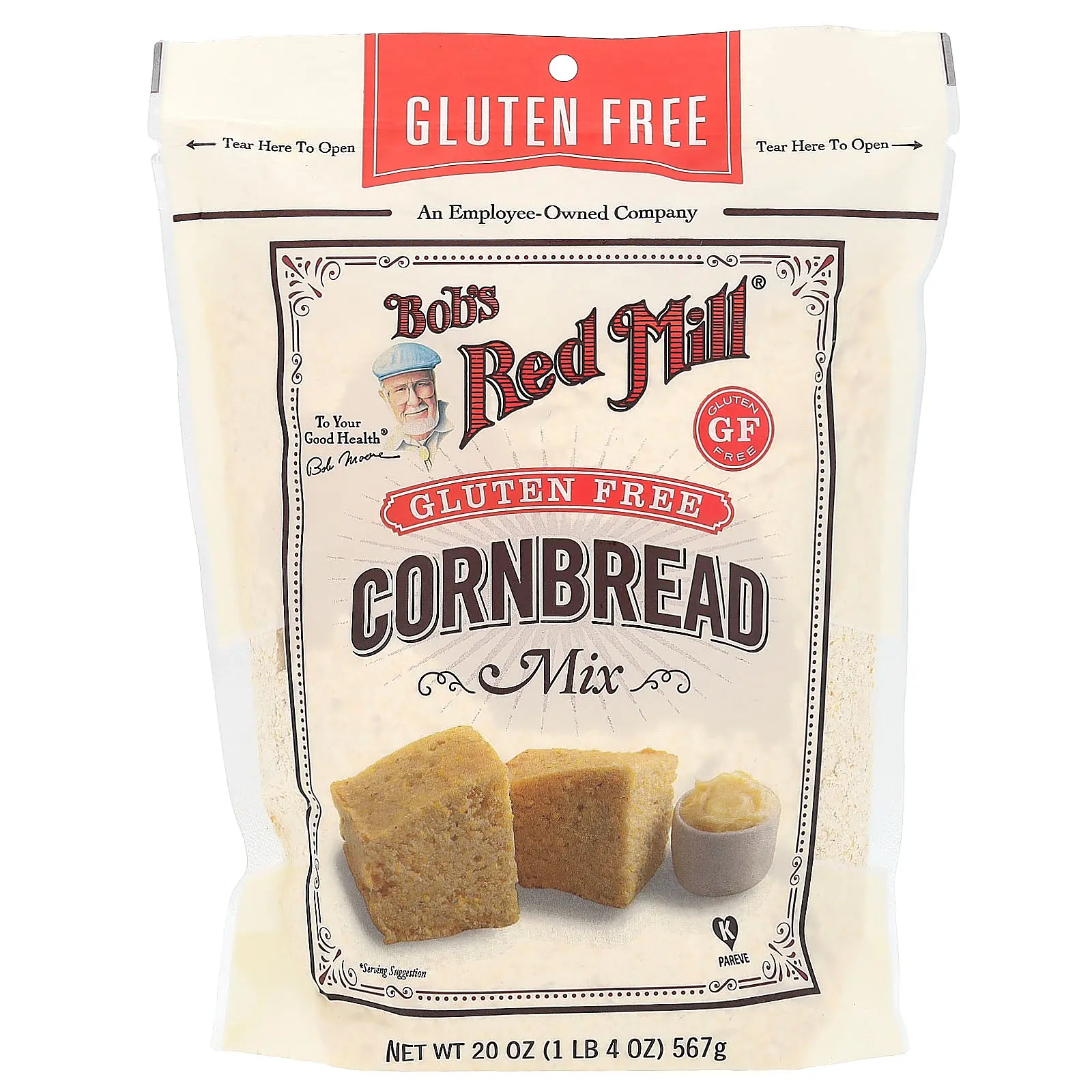 Bob's Red Mill Cornbread Mix, Gluten Free , 20 oz (567 g)